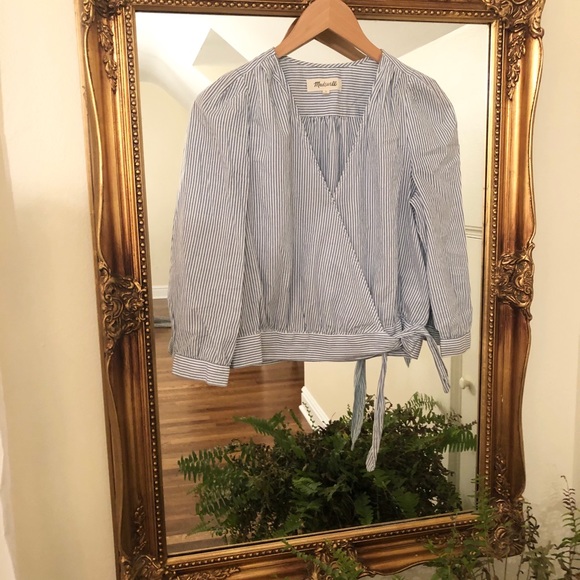 Madewell Tops - Madewell Wrap Blouse